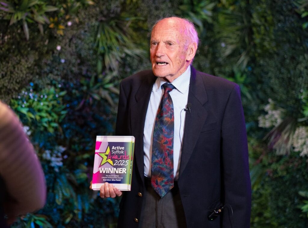 Saxons founder celebrates Lifetime Achievement at The Active Suffolk Awards